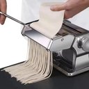 Ver imagem 4 de Máquina de Macarrão Cilindro Aço Inox Massa Caseira Talharim Frg0304 Frigopro