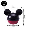 Kit Lancheira Minnie Disney Shakeira 320ml, Sanduicheira e Porta Frutas Vermelho - Plasútil - 6
