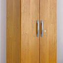 Ver imagem 3 de Armário Multiuso Sapateira de Madeira Valdemóveis Asteca Com 2 Portas 5 Prateleiras e Pés