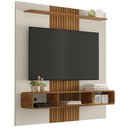 Ver imagem 4 de Painel Suspenso Tv 65 Pol 159 Cm Lisboa Off White Naturalle Bechara