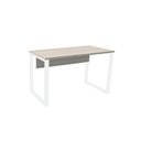 Ver imagem 1 de MESA P/ ESCRITÓRIO 120X60 PANDIN P25TUB - NOGUEIRA/BRANCO M1200P25TUB