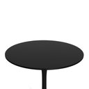 Ver imagem 2 de Mesa Saarinen Tulipa Redonda 120cm Tampo Madeira Preto Sala Cozinha Jantar