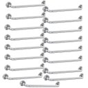 Ver imagem 1 de Barra Alça Apoio 50cm Aço Inox Kit 17 Uni Segurança Gestante Idoso Pcd Acessibilidade Segurança Esca