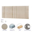 Ver imagem 3 de Cabeceira Queen Estofada com Led - Linho Bege