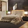 Cabeceira Queen Estofada com Led - Linho Bege - 5
