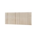 Ver imagem 6 de Cabeceira Cama Box Estofada Casal Queen 1,60 Linho Bege com LED