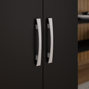 Ver imagem 5 de Armário Multiuso 2 Portas 4 Prateleiras Office - Preto