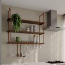 Ver imagem 1 de Nicho de Parede Londres 120 Cm Cobre Laranja