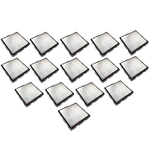 Ralo Invisivel Oculto 15x15 Anti Odor Kit 15 Uni Banheiro Box Cozinha Varanda Lavabo Chao Casa Lavan