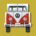 Ver imagem 1 de Kombi Vermelha - Quadros ou Placas Modulares com 10 Peças