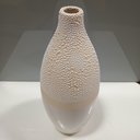 Ver imagem 5 de Vaso Decorativo Enfeite Casa Cerâmica 30x14x14cm Marfim