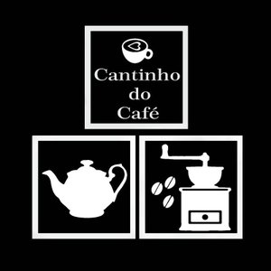 Adesivo Cantinho do Café Decoração Sala Cozinha:branco