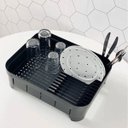 Ver imagem 5 de Conjunto Escorredor de Louça Pratos Talheres e Dispenser de Detergente 650ml Preto