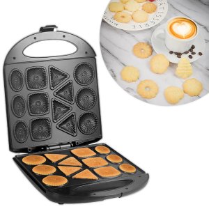 Máquina de Fazer Biscoito Elétrica para Bolacha e Waffle:110v