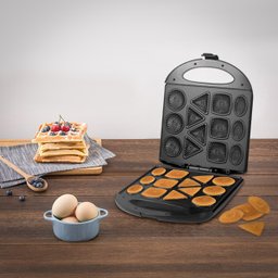 Máquina de Fazer Biscoito Elétrica para Bolacha e Waffle:110v - 4