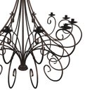 Ver imagem 4 de CÓPIA - Lustre Rococó Grande Dourado Artesanal Para Espaço de Festa Libertas Rosas Artesanato