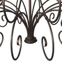 Ver imagem 5 de CÓPIA - Lustre Rococó Grande Dourado Artesanal Para Espaço de Festa Libertas Rosas Artesanato