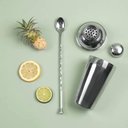 Ver imagem 2 de Kit 5 Colheres Bailarina Inox 29cm Coquetel Sucos Drinks Restaurante Bar Attuale Plasvale