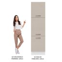 Ver imagem 6 de Paneleiro 60 Cm 3 Portas Branco/crema Agata Madesa