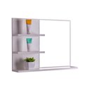 Ver imagem 1 de Armário Para Banheiro com Espelho Lugano 60 x 45cm - Branco