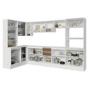 Ver imagem 5 de Armário de Cozinha Completa de Canto 100% Mdf 447 Cm Smart Madesa 02 Branco/rustic/crema