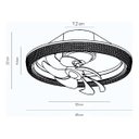 Ver imagem 2 de Plafon Ventilador Air Diamond Orbital 40w Multicor Bivolt