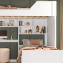 Ver imagem 5 de Beliche com Escrivaninha Office Multifuncional Vivace Branco