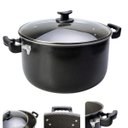 Ver imagem 6 de Caldeirão Antiaderente Nº 32 Linha Industrial Tampa de Vidro