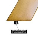 Ver imagem 6 de Base de Madeira Kemp para Mesa de Vidro Quadrada Resion