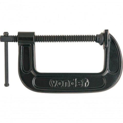 Grampo Tipo C 4" Ferro Nodular Vonder Plus
