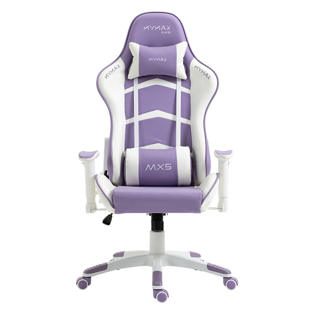 Cadeira escritório Gamer MX5 Giratória Branco e Roxo MYMAX:Branco+Roxa/Único/Unissex