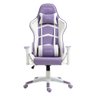 Cadeira escritório Gamer MX5 Giratória Branco e Roxo MYMAX:Branco+Roxa/Único/Unissex - 1