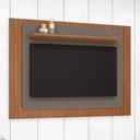 Ver imagem 1 de Painel para Tv até 60 Polegadas Monaco 1 Prateleira Cedro/cinza Perola - Casa D