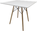 Ver imagem 2 de Mesa Jantar Quadrada Eiffel 90cm Branco Mdf Charles Eames