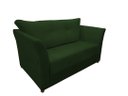 Ver imagem 1 de Namoradeira Decorativa Isis Suede Verde Pés Madeira Mz Decor