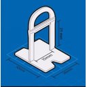 Ver imagem 2 de 1000 Nivelador Espaçador de Porcelanato Clips Porcelanato Tamanho:clip 3.0