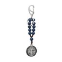 Ver imagem 2 de Chaveiro Dezena Medalha de São Bento Azul
