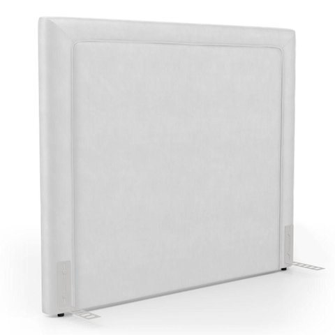 Cabeceira Cama Box Queen Size Alba 160cm com Frame Couríssimo Branco - Desk Design