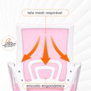 Ver imagem 3 de Cadeira Begônia Ergonômica Tela Mesh Apoio Lombar até 120kg