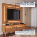 Ver imagem 5 de Rack com Painel para TV até 58 Polegadas com LED 100% MDF Pés em Madeira Maciça Austria