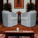 Ver imagem 2 de Kit 02 Poltrona Decorativa Recepção Escritório Veludo Alana Cor Prata