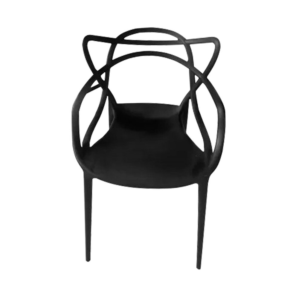 Cadeira Design Allegra Master Polipropileno - Preto - 2