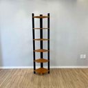 Ver imagem 1 de Estante de Canto Linea 6 Prateleiras Madeira Pinus Carvalho e Preto Artfactory Design