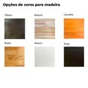 Ver imagem 4 de Estante de Canto Linea 6 Prateleiras Madeira Pinus Carvalho e Preto Artfactory Design
