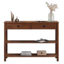 Ver mais imagens de Aparador Decorativo Hall Entrada 2 Gav Madeira Castanho Apoana Idimex