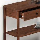 Ver imagem 4 de Aparador Decorativo Hall Entrada 2 Gav Madeira Castanho Apoana Idimex