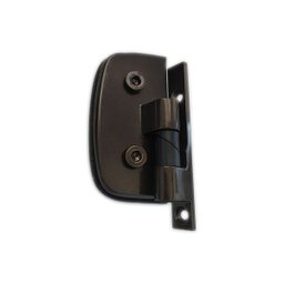 Dobradiça automática 1114 para porta de vidro temperado blindex - Bronze - 1