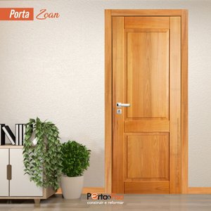 Kit Porta Zoan 84,5x215cm Tauari Lado Esquerdo Mapaf