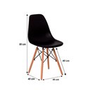 Ver imagem 5 de Cadeira Charles Eames Eiffel - Preto Preto