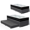 Ver imagem 1 de Cama Box com Colchão de Espuma D45 Pillow In Anjos Ortoconfort + Auxiliar de Molas Unique Solteiro